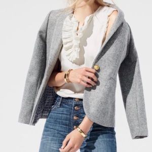 J. Crew NWT Margot Silk Ruffle Sleeveless Blouse